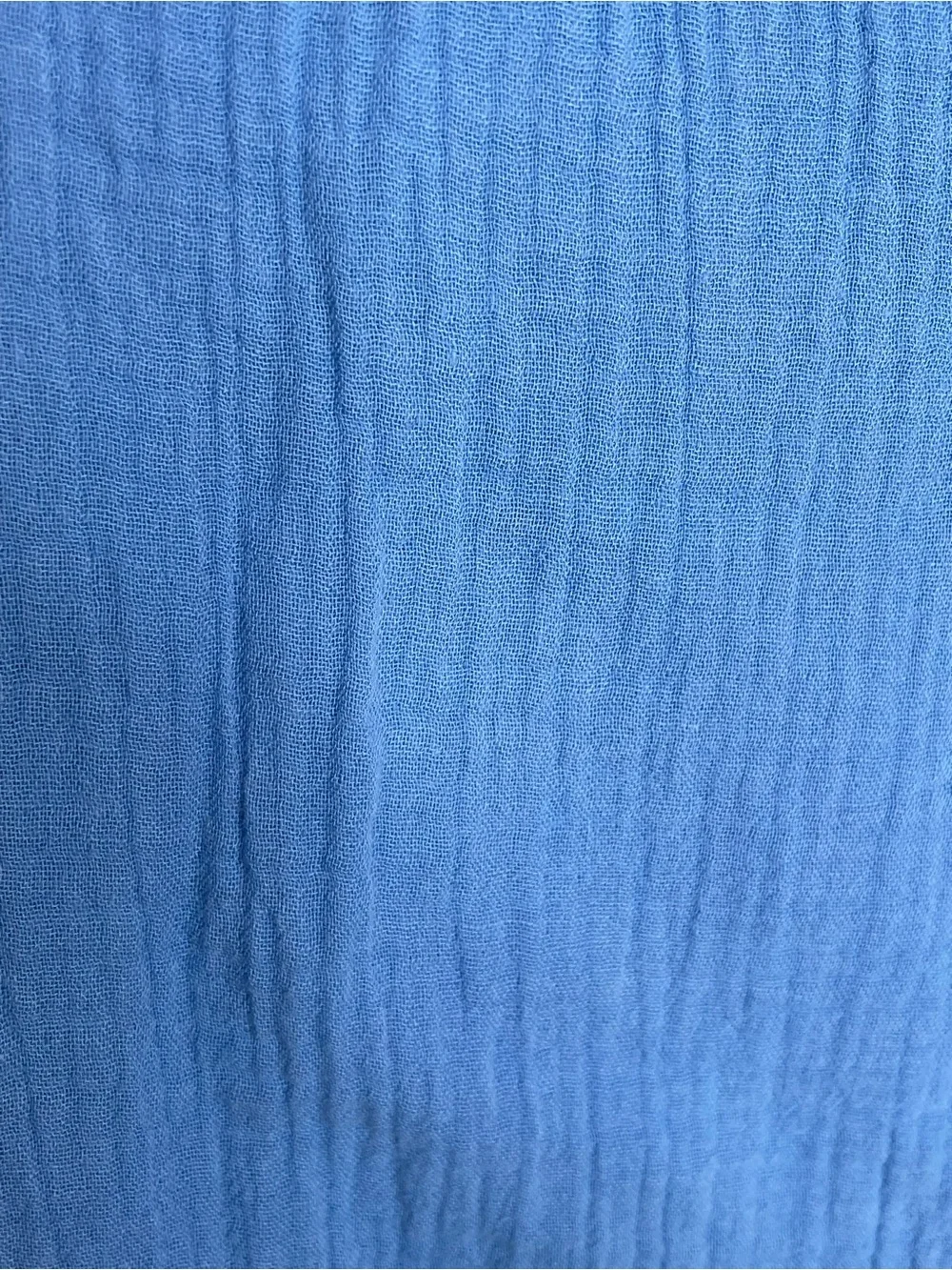 Xirena 100% Cotton Poplin Ruffle Trim V-Neck Tank Top Gauzy in Nautical Blue S - Picture 8 of 11